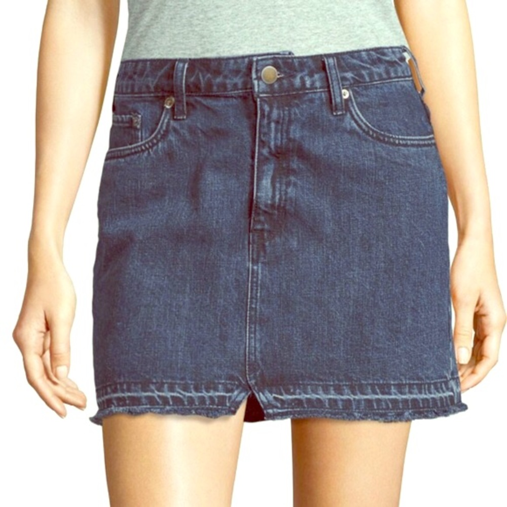 Free People Step Up Denim skirt